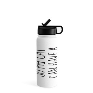 EnvyArt Cat Better Life Water Bottle - Society6 - 1 of 4