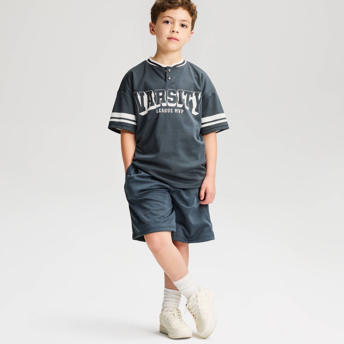 Boys' Mesh Jersey T-Shirt - Cat & Jack™ - thumbnail 9