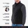 RefrigiWear Men's Warm Insulated Softshell Vest Water-Resistant -20F Protection - image 3 of 4