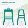 Arceso Outdoor Bar Stools , 25 Inch HDPE Counter Height Bar Stools, All Weather Resistant Patio Bar Stools for Balcony, Backyard - 3 of 4