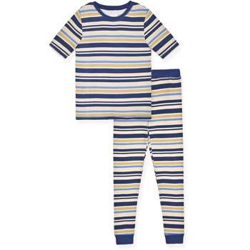 Sleep On It Boys 2-piece Short-sleeve Jersey Pajama Pants Set : Target