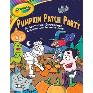 Crayola: Pumpkin Patch Party (a Crayola Halloween Spot the Difference Coloring Sticker Activity Book for Kids) - (Crayola/Buzzpop) by  Buzzpop - 1 of 1