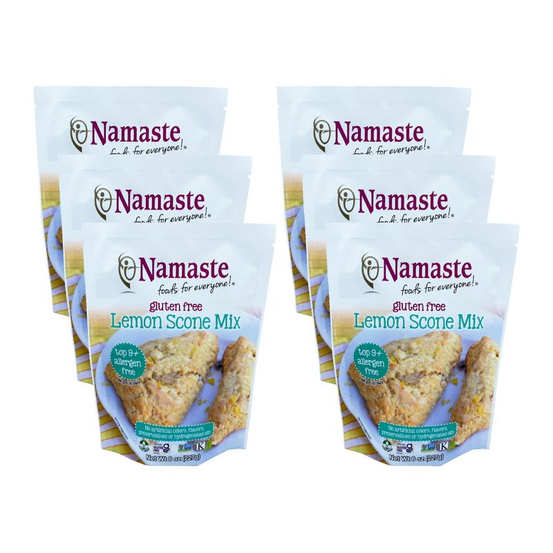 Namaste Foods Gluten Free Lemon Scone Mix - Case of 6/8 oz, 1 of 4