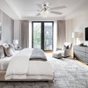 Parrot Uncle 52" Modern Chrome Crystal Ceiling Fans with Light and Remote Flush Mount Chandelier - 3 of 4