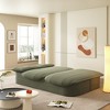 78.7" Plush Corduroy 2-in-1 Foldable Sofa with Convertible Blanket, 2 Soft Pillows, and Deep Seat Sofa Bed - 4 of 4