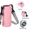 Unique Bargains Neoprene Portable Insulated Adjustable Strap Water Bottle 
Sling Bags 4 Pcs 2.56"x6.1" - 4 of 4