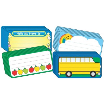 Creative Shapes Name Tags/labels, 1-5/8 X 3-1/4 Inches, Assorted ...