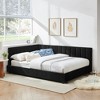 Full Size Upholstered Daybed with Comfortable Backrest and Armrests - 2 of 4