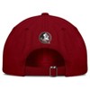 NCAA Florida State Seminoles Griffin Cotton Hat: Adjustable Garnet Red Baseball Cap - 4 of 4