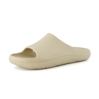 CUSHIONAIRE Men's Galaxy pool slides with +Comfort