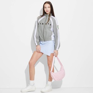 Women's Sporty Windbreaker - Wild Fable™ Gray - 1 of 3