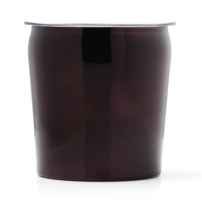 Cambridge Silversmiths 3qt Double Wall Ice Bucket Black: Stainless Steel, Hand Wash, 7.63" Height, 2.5 lbs