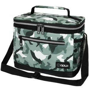 OPUX Insulated Lunch Box Men Women, Leakproof Soft Cooler Bag Work School Beach, Pail Tote Adult Kids Boys Girls - 1 of 4