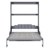 Whisen Queen Size Murphy Bed Wall Bed, Folded into a Cabinet with Cushion - 4 of 4