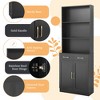 Whisen Bathroom Storage Cabinet, Open Style Cabinet with Drawers and Adjustable Shelf - 4 of 4