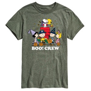 Men's - Peanuts - Boo Crew Short Sleeve Graphic T-Shirt - 1 of 4