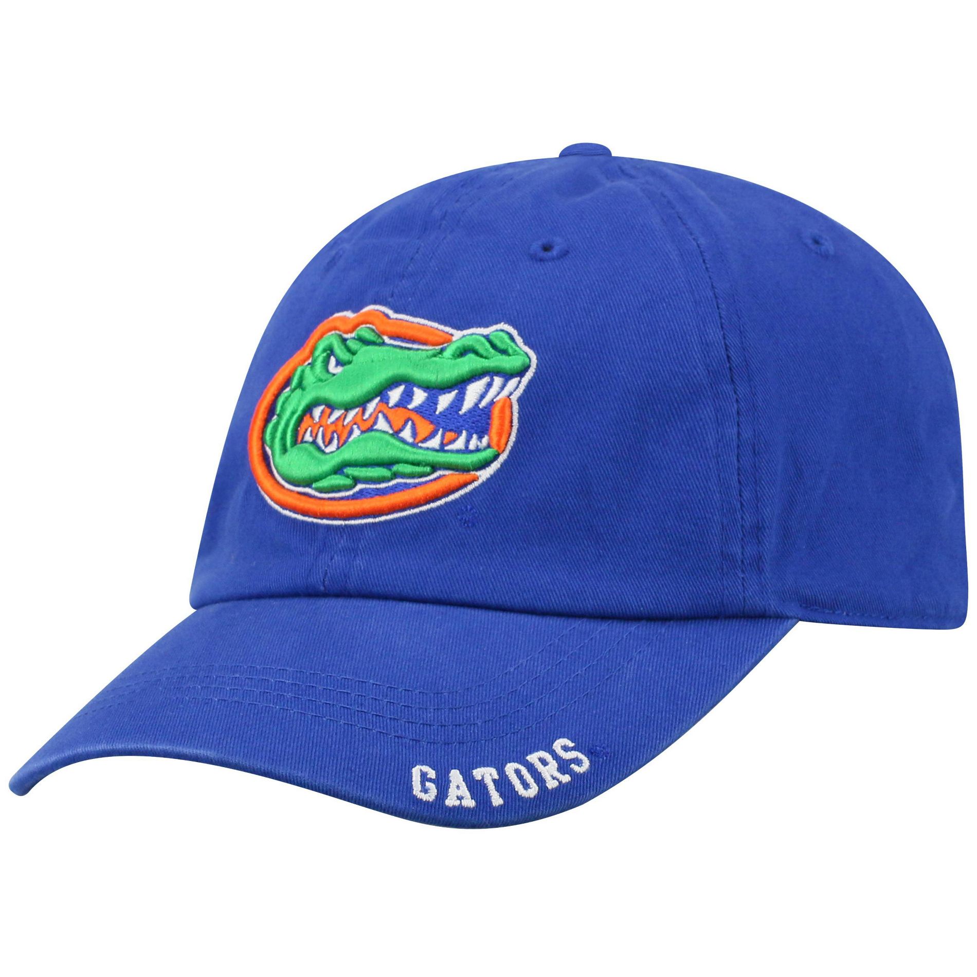 NCAA Florida Gators Captain Unstructured Washed Cotton Hat: Solid Pattern, One Size Fits Most