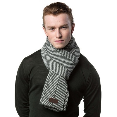 Gallery Seven | Men's Soft Knit Winter Scarf - Gray, Size: One Size ...