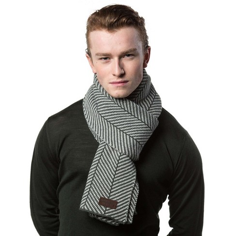 Mens Knit Scarf Man Wool Scarf Knitted Scarf for Men Gift 