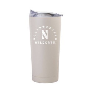 NCAA Northwestern Wildcats Sand Powder Coat Tumbler - 20oz - 1 of 3