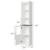 Narrow Bathroom Cabinet, 70 Inch Tall Storage Cabinet - 2 of 4