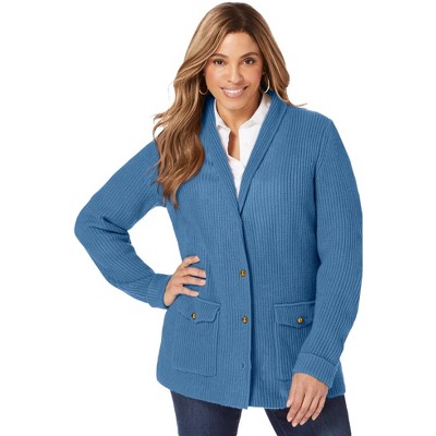 Jessica London Women's Plus Size Shaker Blazer