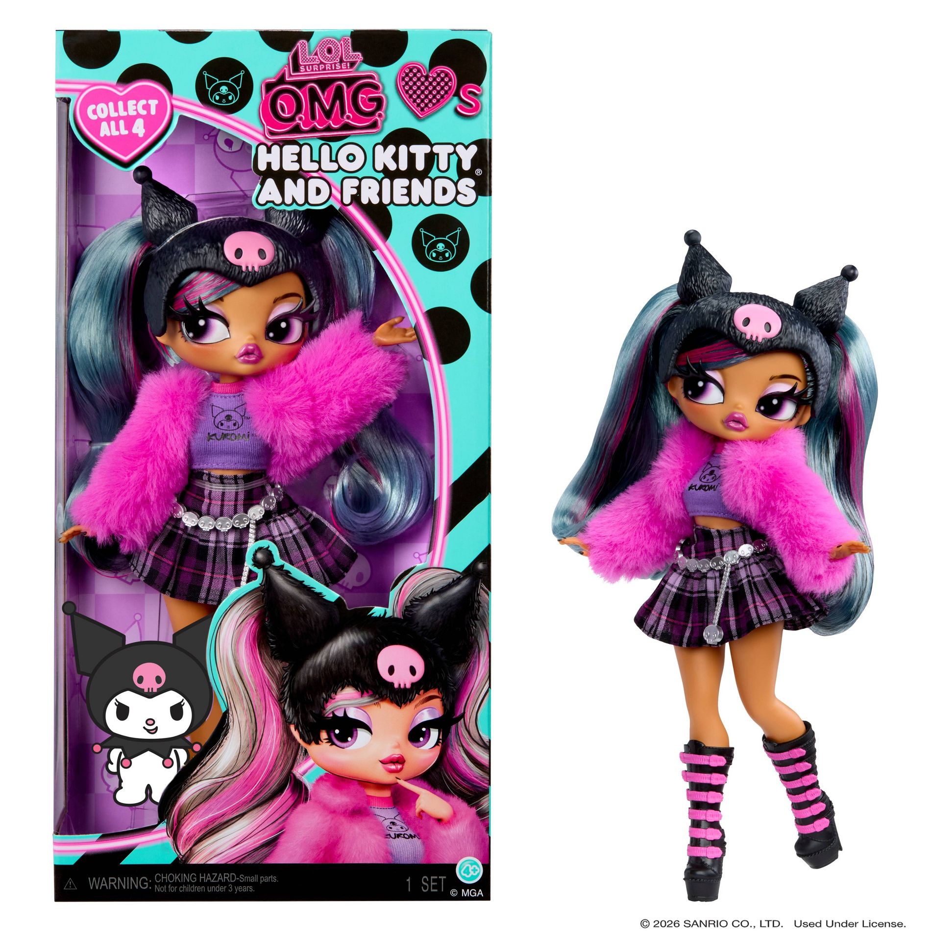 L.O.L. Surprise! O.M.G. Loves Hello Kitty and Friends Doll - Kuromi