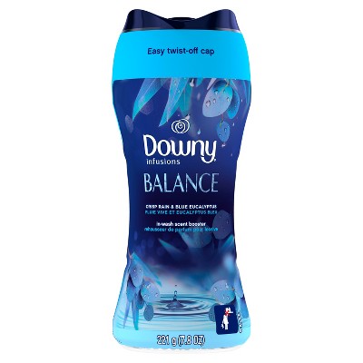 Downy Infusions In-Wash Laundry Scent Booster Beads, BALANCE, Crisp Rain and Blue Eucalyptus, 7.8 oz