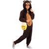 HalloweenCostumes.com Kids Jumpsuit Costume Brown Bear - 2 of 4