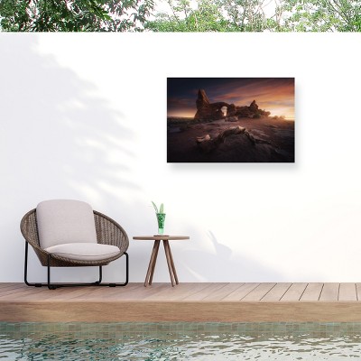 Trademark Fine Art - Juan Pablo De Roots Of Arches Matted Framed Art