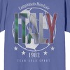 Team Gear Vintage Italy 1982 Champions Adult Periwinkle Crew Neck Short Sleeve T-shirt-XXL - 2 of 4
