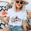 Simply Sage Market Women's Hello Summer Pineapple Short Sleeve Graphic Tee - 2 of 3