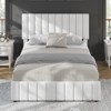 Bed Frame with 4 Storage Drawers, Adjustable Height Headboard, No Box Spring Needed - 3 of 4