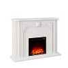 Festivo 48" Classic Freestanding Electric Fireplace White - 4 of 4