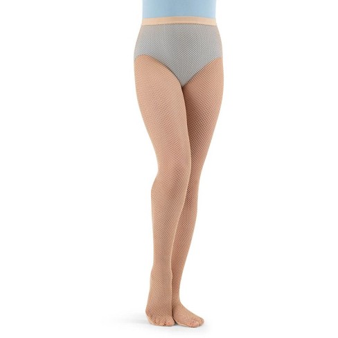 Capezio Porcelain Professional Fishnet Seamless Tight - Girls Large/x-large  : Target