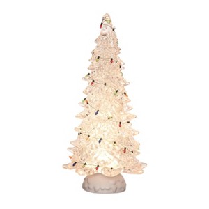 Transpac Artificial 15 in. Off-White Christmas Glitz Tree with Vintage Lights - 1 of 4
