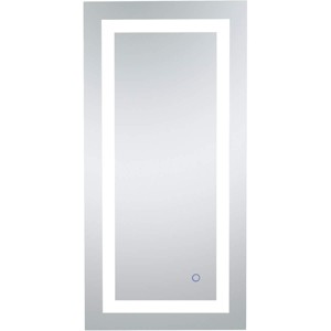 Elegant Lighting Helios 18in x 36in Hardwired LED mirror with touch sensor and color changing temperature 3000K/4200K/6400K - 1 of 4