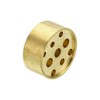 Unique Bargains Yoga Spa Home Office Brass Burner Stick Incense Holders with 9 Holes Gold - 3 of 4