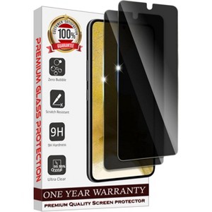 Entronix Anti-Spy Privacy Screen Protector Compatible with Galaxy S10 Plus - 2-Piece Combo - 1 of 4