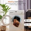 Aukfa Memory Foam Pet Bed for Medium Dogs & Cats - Washable Removable Cover, Waterproof Liner & Non-Slip Base, Orthopedic Support Brown - 4 of 4