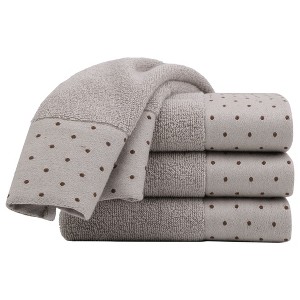 PiccoCasa Soft 100% Combed Cotton Luxury Highly Absorbent Bath Hand Towel - 1 of 4