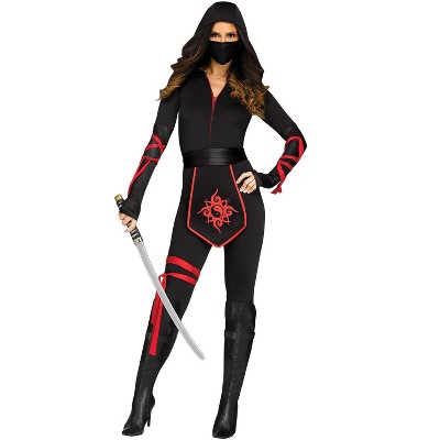 Fun World Sleek Ninja Warrior Adult Costume Target