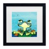 Trademark Fine Art Sylvia Masek Frog's Lunch Matted Framed Art - 2 of 4