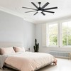 Wanze of Ocean 66in. LED Indoor Black Smart Ceiling Fan with App&Remote Control and 3 Colors Adjustable - 4 of 4