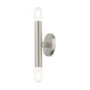 Livex Lighting Copenhagen 2 - Light Wall Light in  Brushed Nickel - 4 of 4
