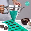 O'Creme Round Silicone Mold for Chocolate Truffles, Ganache, Jelly, Pralines and Caramels (40mm Diameter x 35mm High) 35 Cavities - 2 of 4