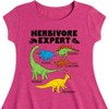 Girls' - Instant Message - Dinosaur Fit & Flair Cap Sleeve Graphic Dress - 2 of 4
