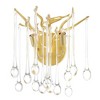 CWI Lighting Anita 2 Light Wall Sconce With Gold Leaf Finish - 3 of 4