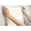 RoomMates Cross Stitch Magnolia Home Wallpaper Black/White: Self-Adhesive, Peelable, Repositionable, Modern Polka Dots - 4 of 4
