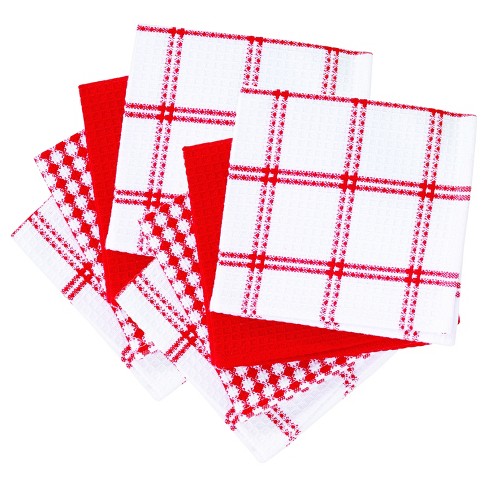 8pk Flat Waffle Kitchen Dish Cloths T Fal Target